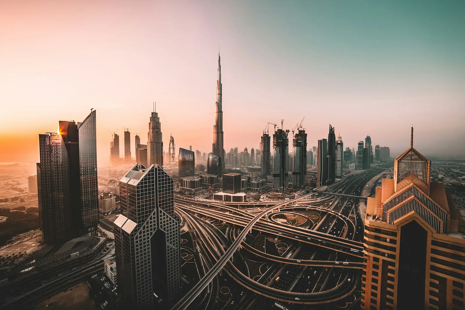 Dubai Skyline Modern Architecture